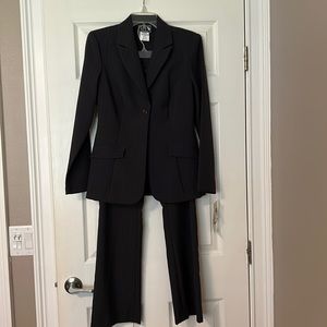 Pants suit gray pinstripe
